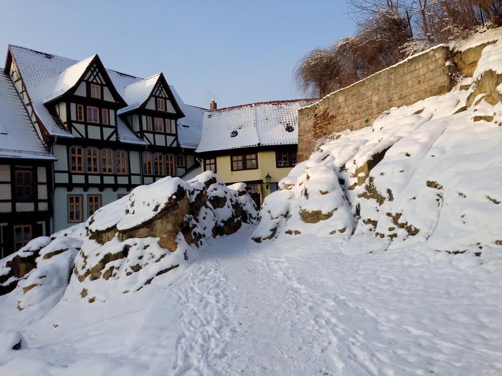 Ferienhaus Bruecke 奎德林堡 外观 照片