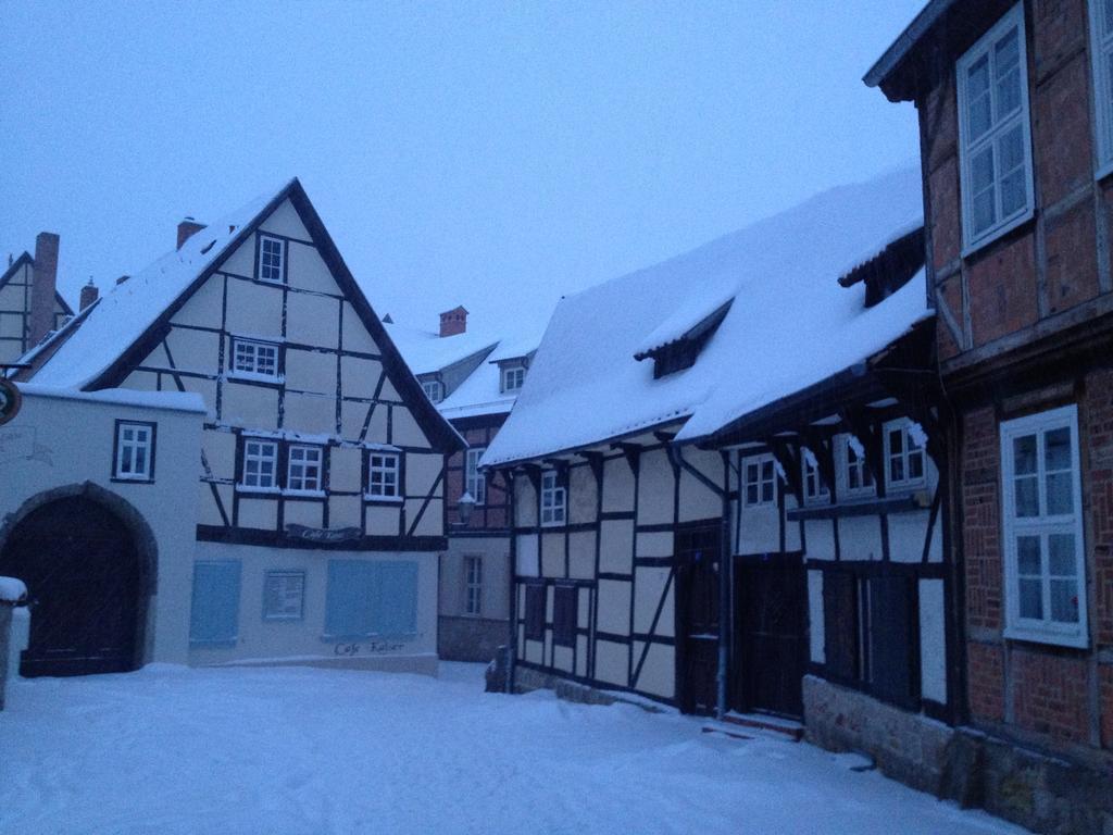 Ferienhaus Bruecke 奎德林堡 外观 照片